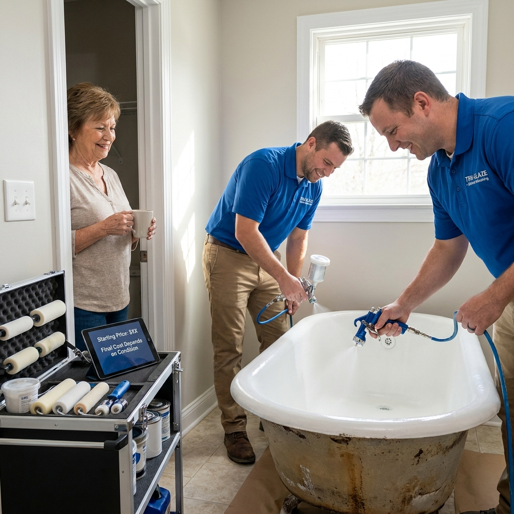 Tub reglazing
